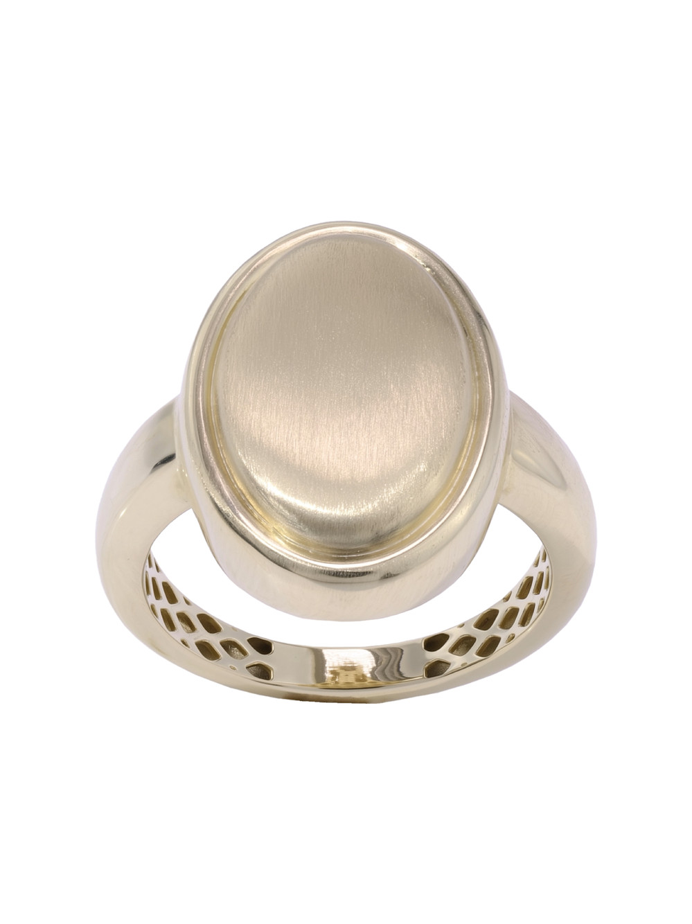 Кольцо из лимонного золота