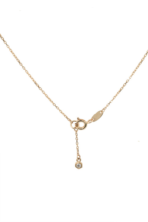 Колье из золота c бриллиантами и ониксом