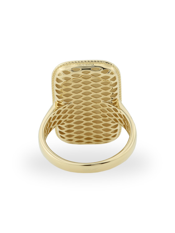 Кольцо из лимонного золота