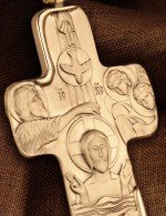 Крест из золота 585 пробы