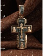 Крест из золота 585 пробы