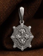 Образок из белого золота 585 пробы