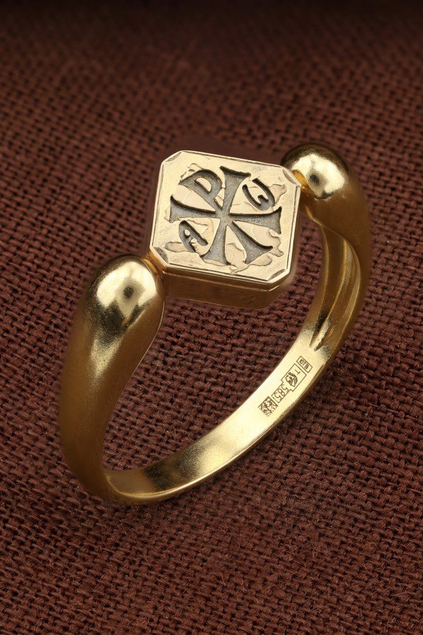 Кольцо из лимонного золота