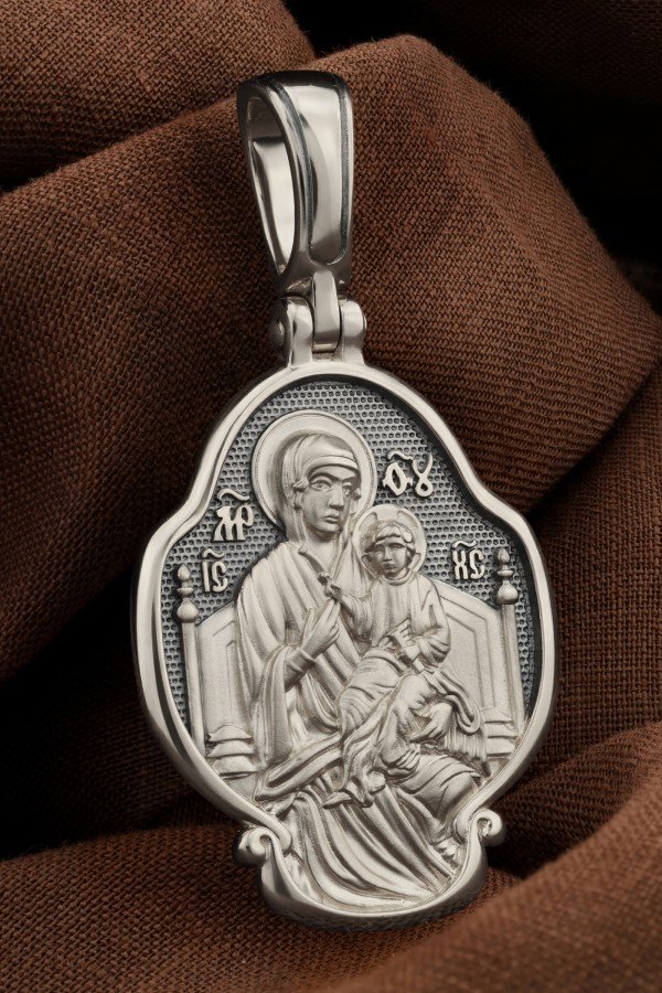 Образок из белого золота