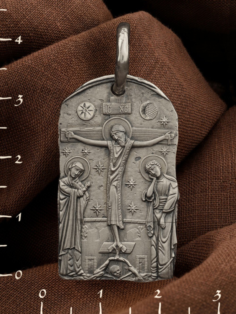 Образок из белого золота